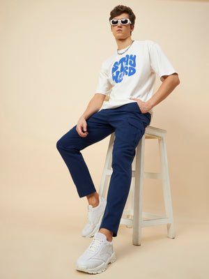Men Mid Rise Cargo Trouser