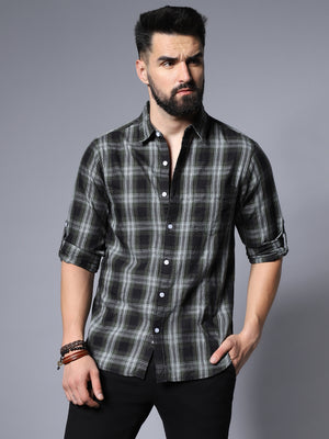 Men Classic Checked Casual Shirt