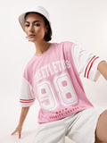 Hubberholme Typography Printed Oversized T-shirt