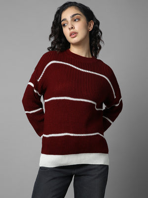 Striped Pullover Sweater
