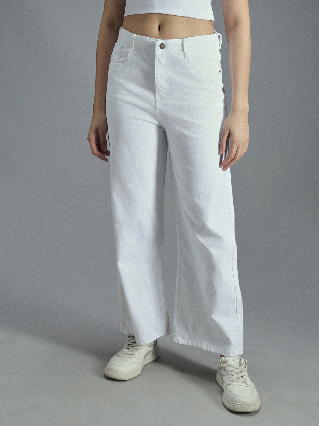 Women 90s Baggy Cotton Jeans