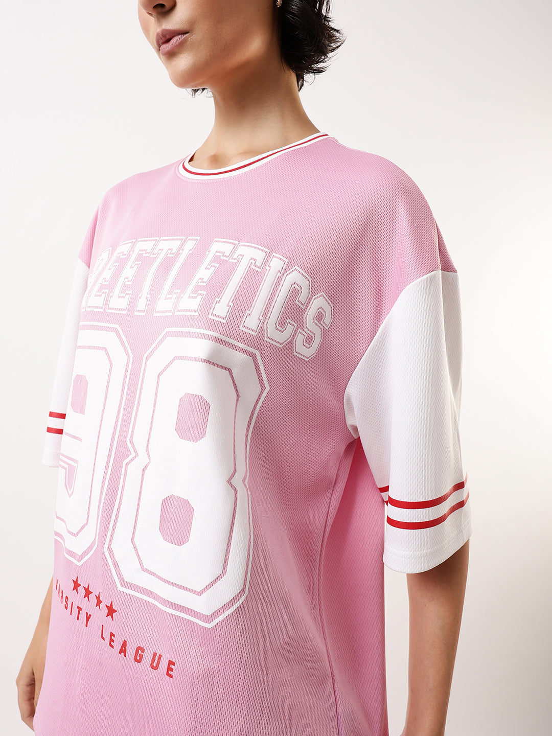 Hubberholme Typography Printed Oversized T-shirt