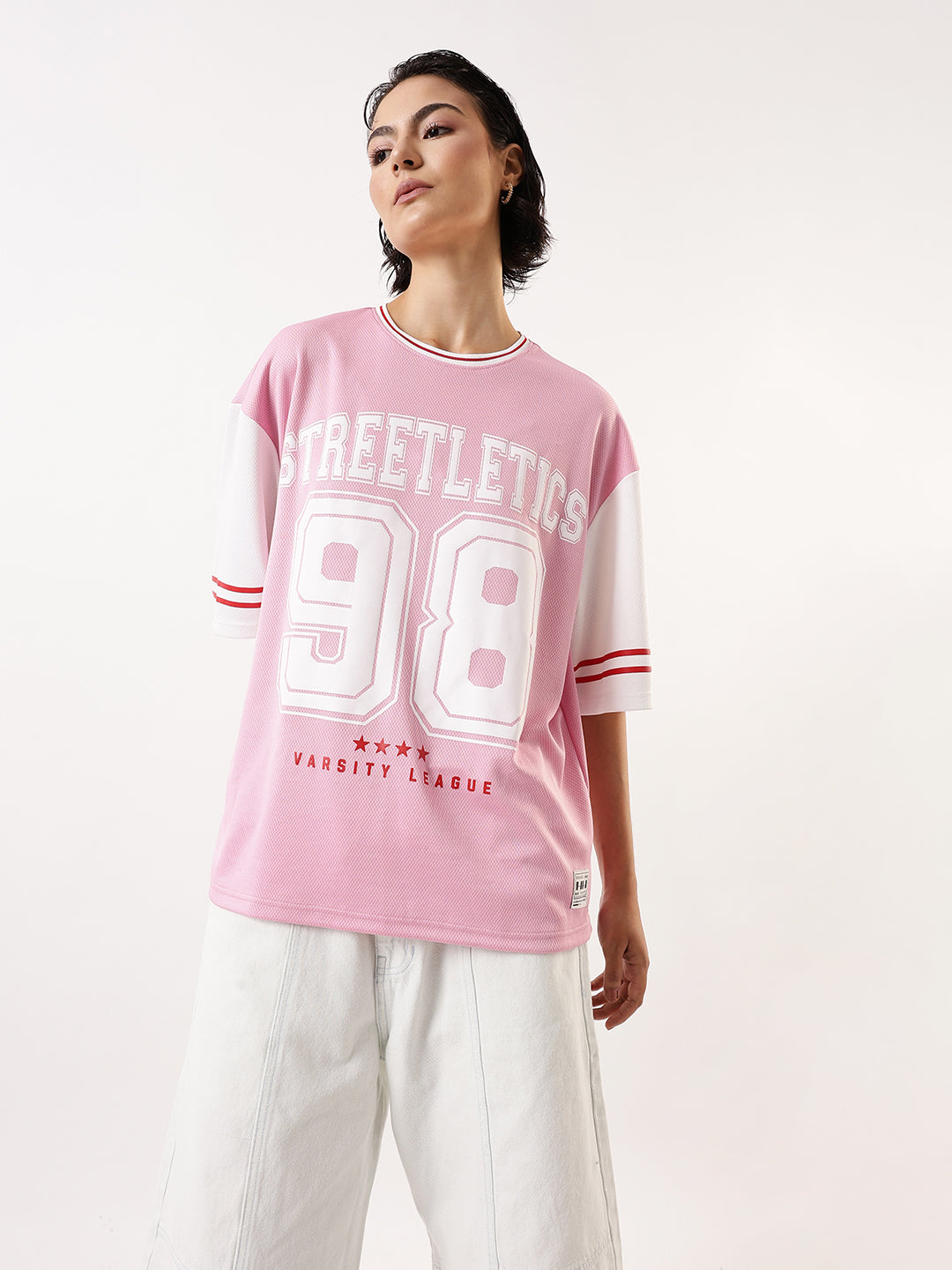 Hubberholme Typography Printed Oversized T-shirt