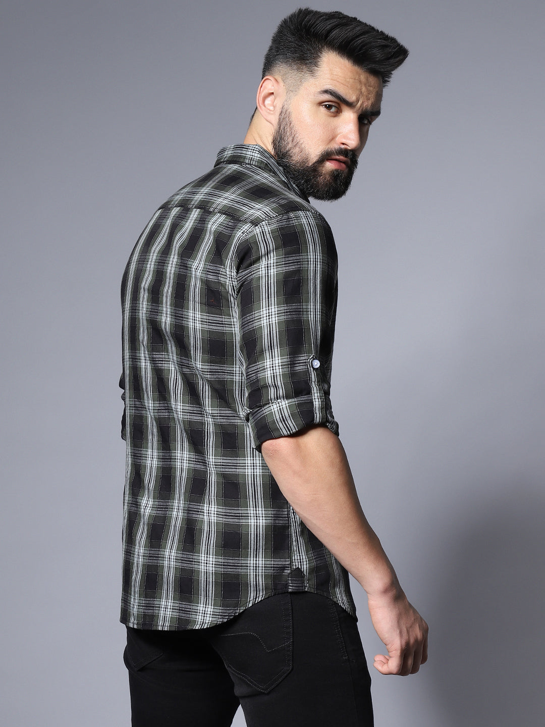 Men Classic Checked Casual Shirt