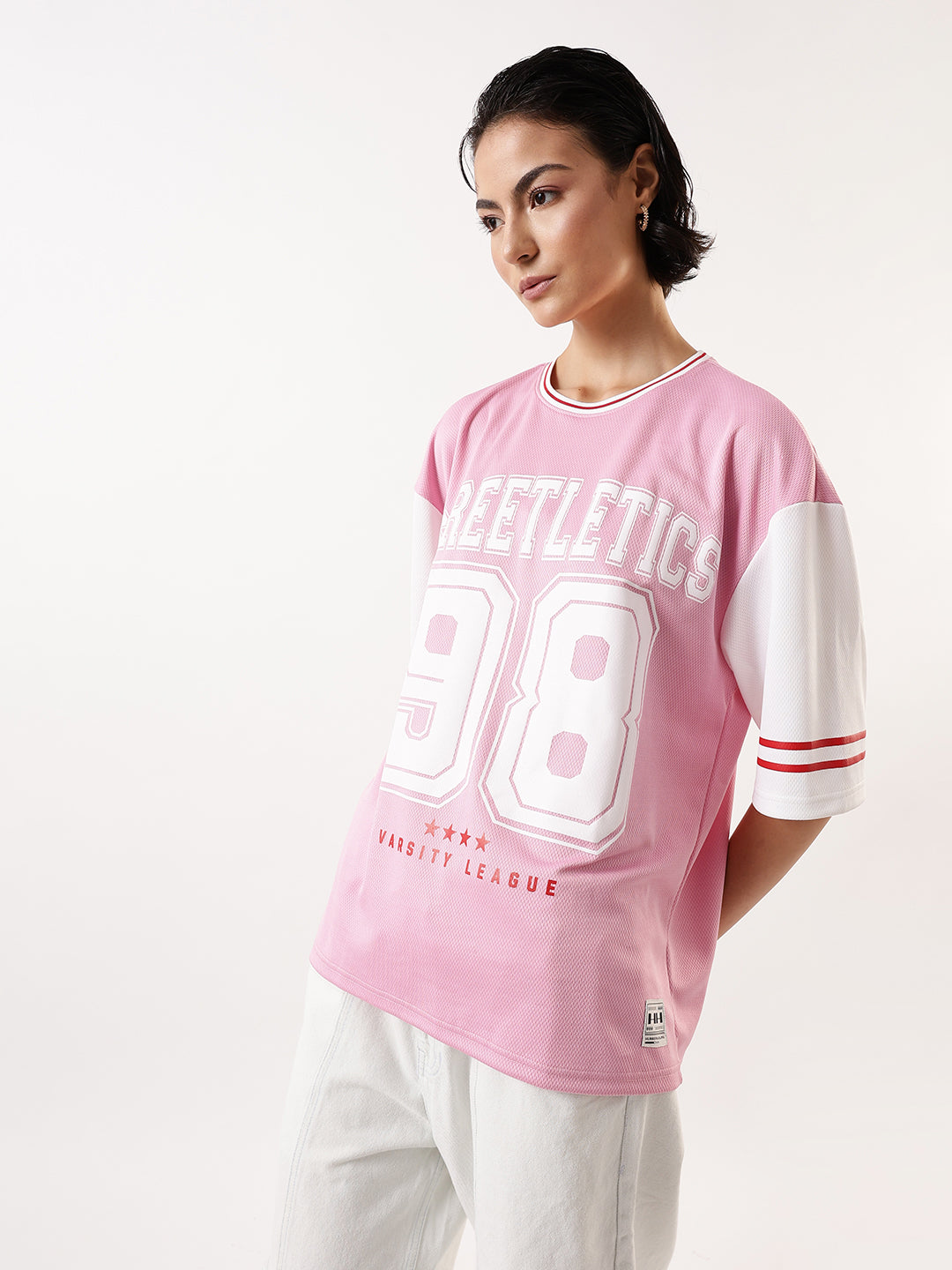 Hubberholme Typography Printed Oversized T-shirt