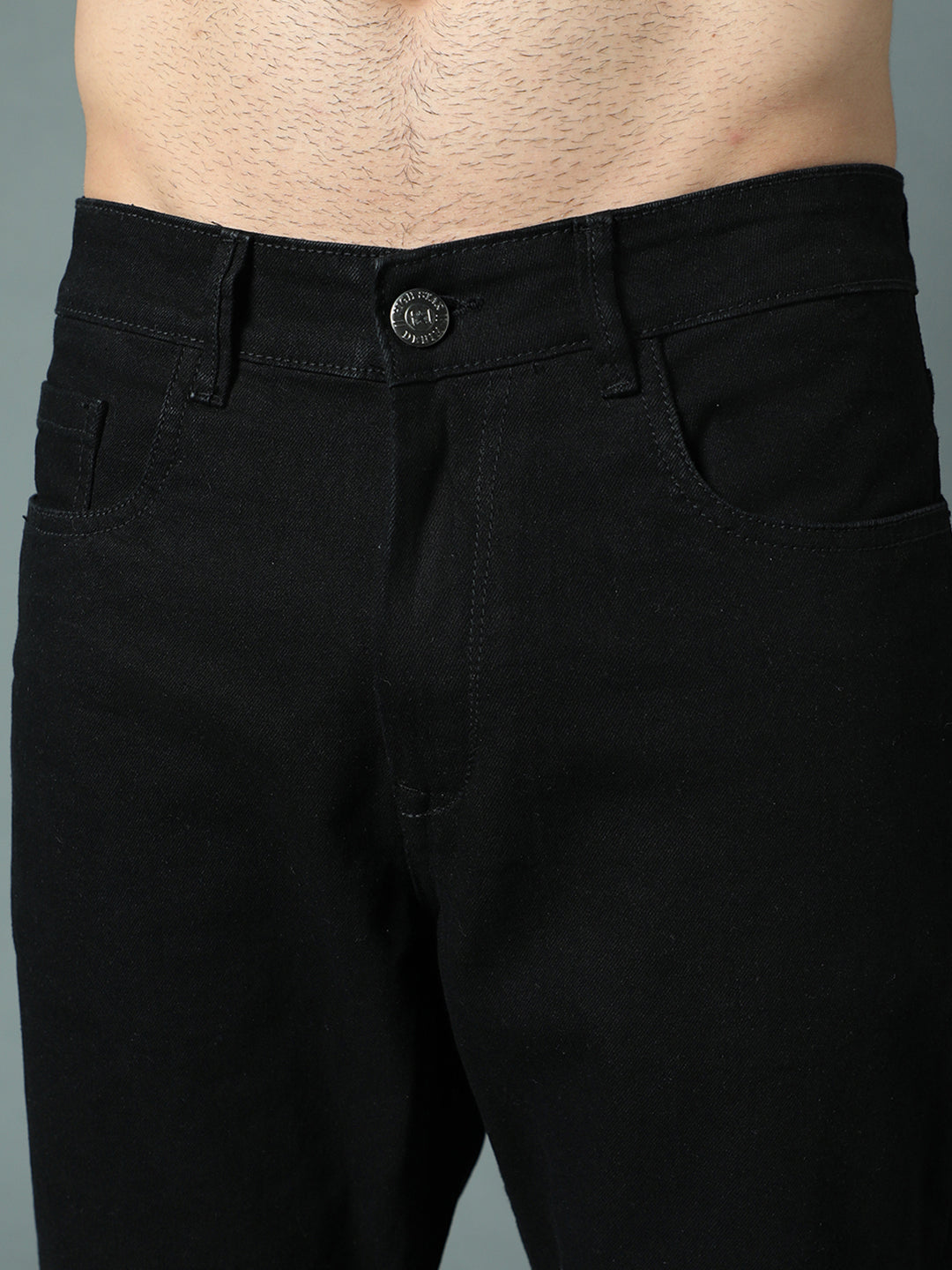 Men Slim Fit Mid-Rise Stretchable Jeans