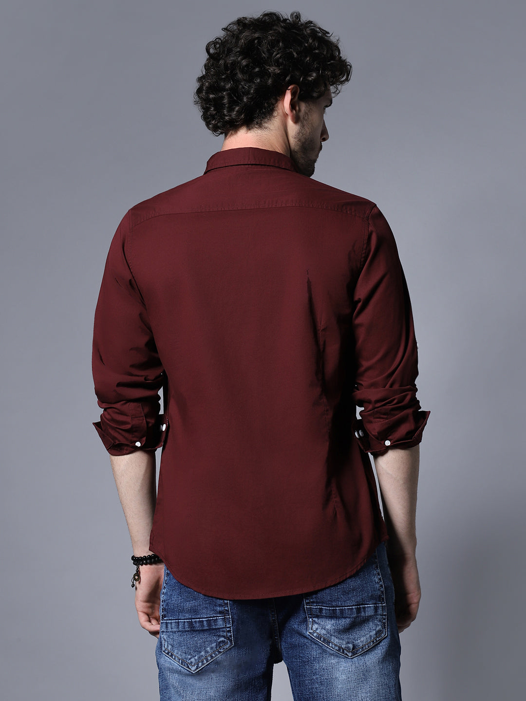 Classic Regular Fit Floral Printed Opaque Cotton Casual Shirt