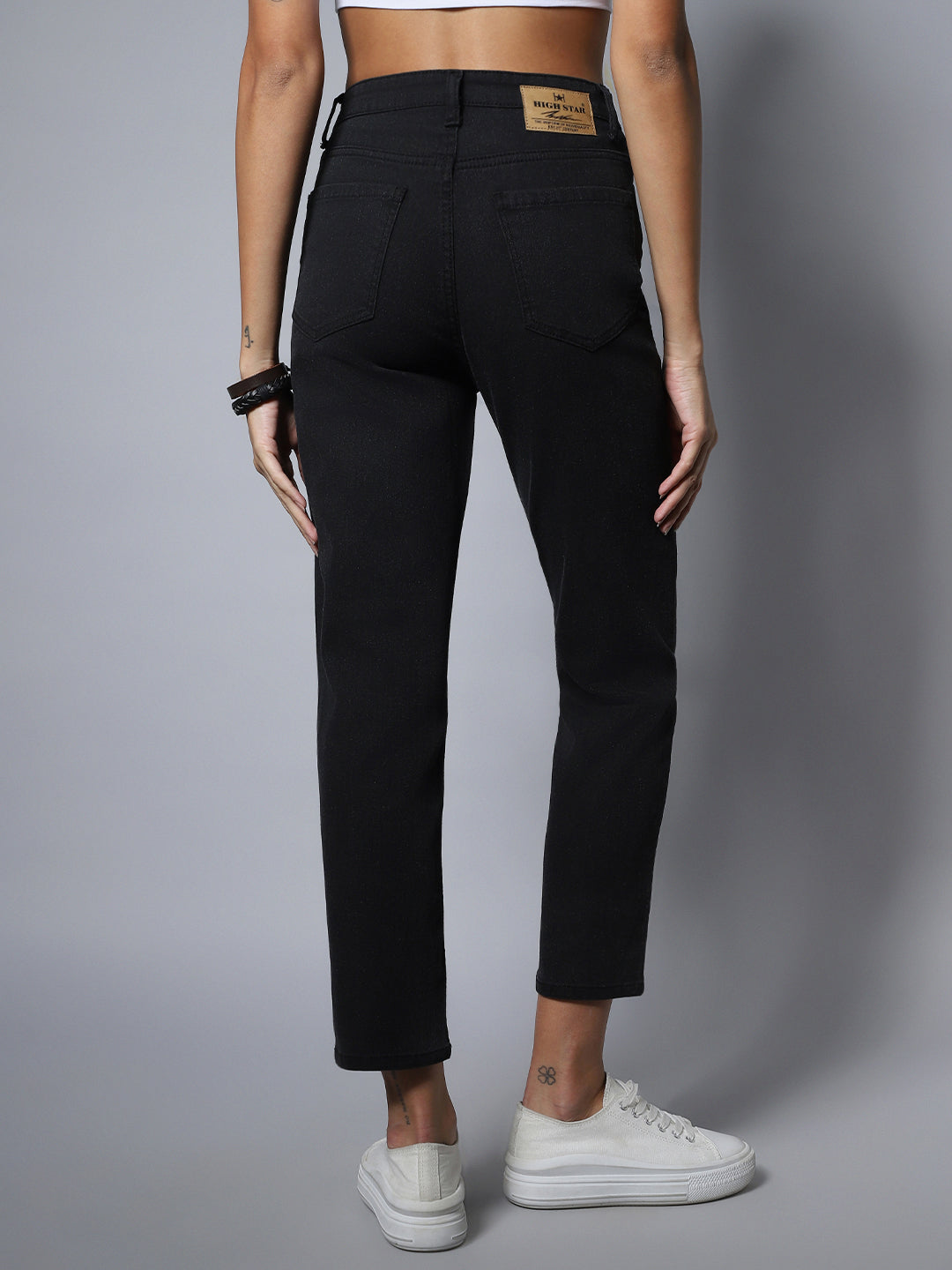 Stretch Straight Fit Heavy Faded Jeans