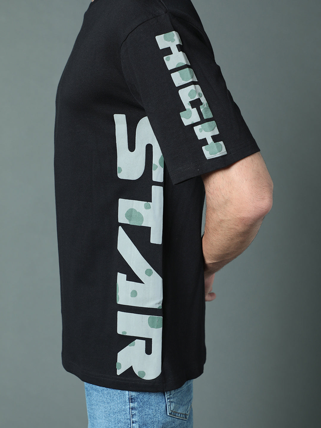 Typography Printed Relaxed Pure Cotton T-Shirts