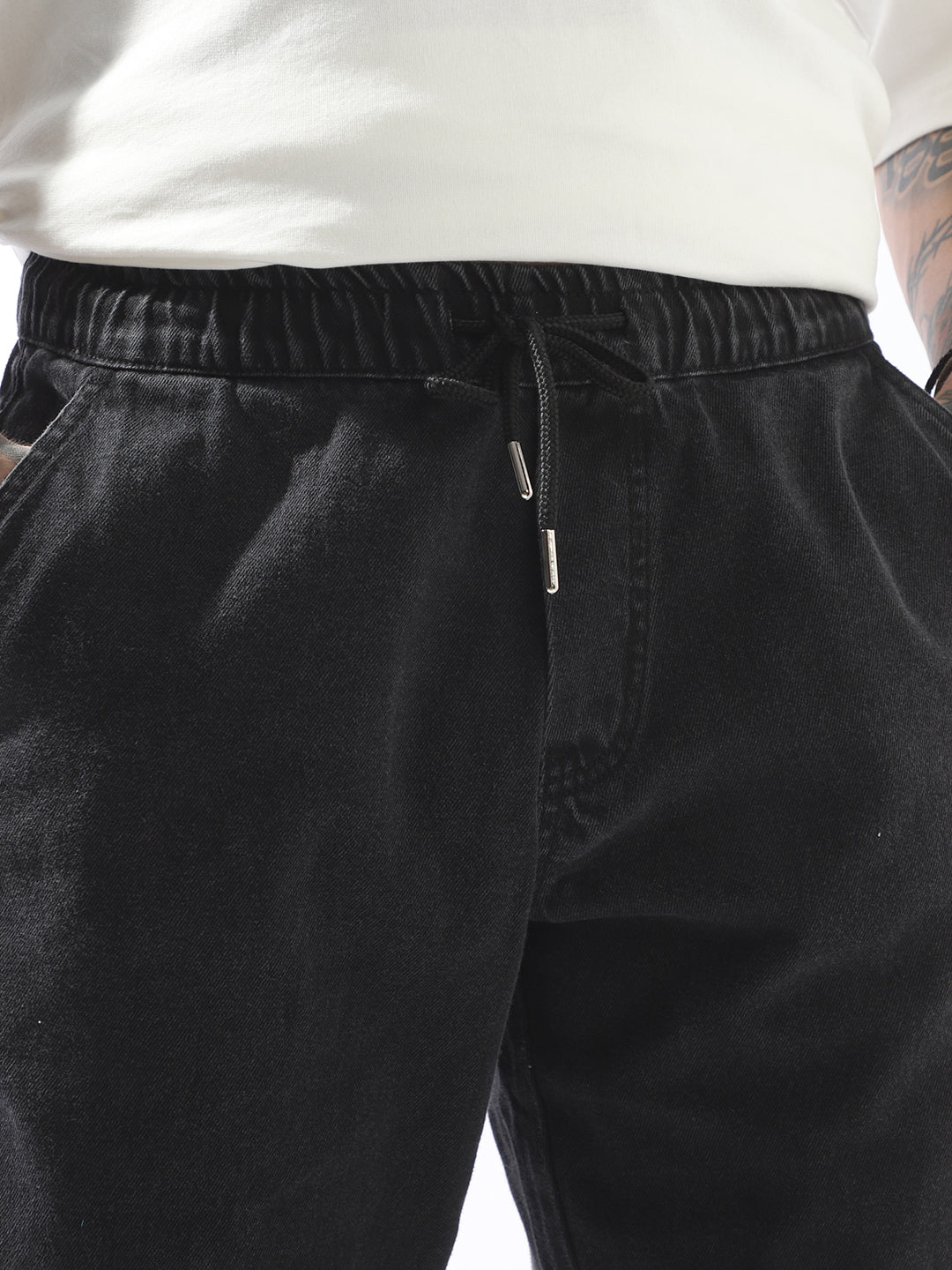 Hubberholme Men Comfort Straight Fit Mid-Rise Jeans Jogger