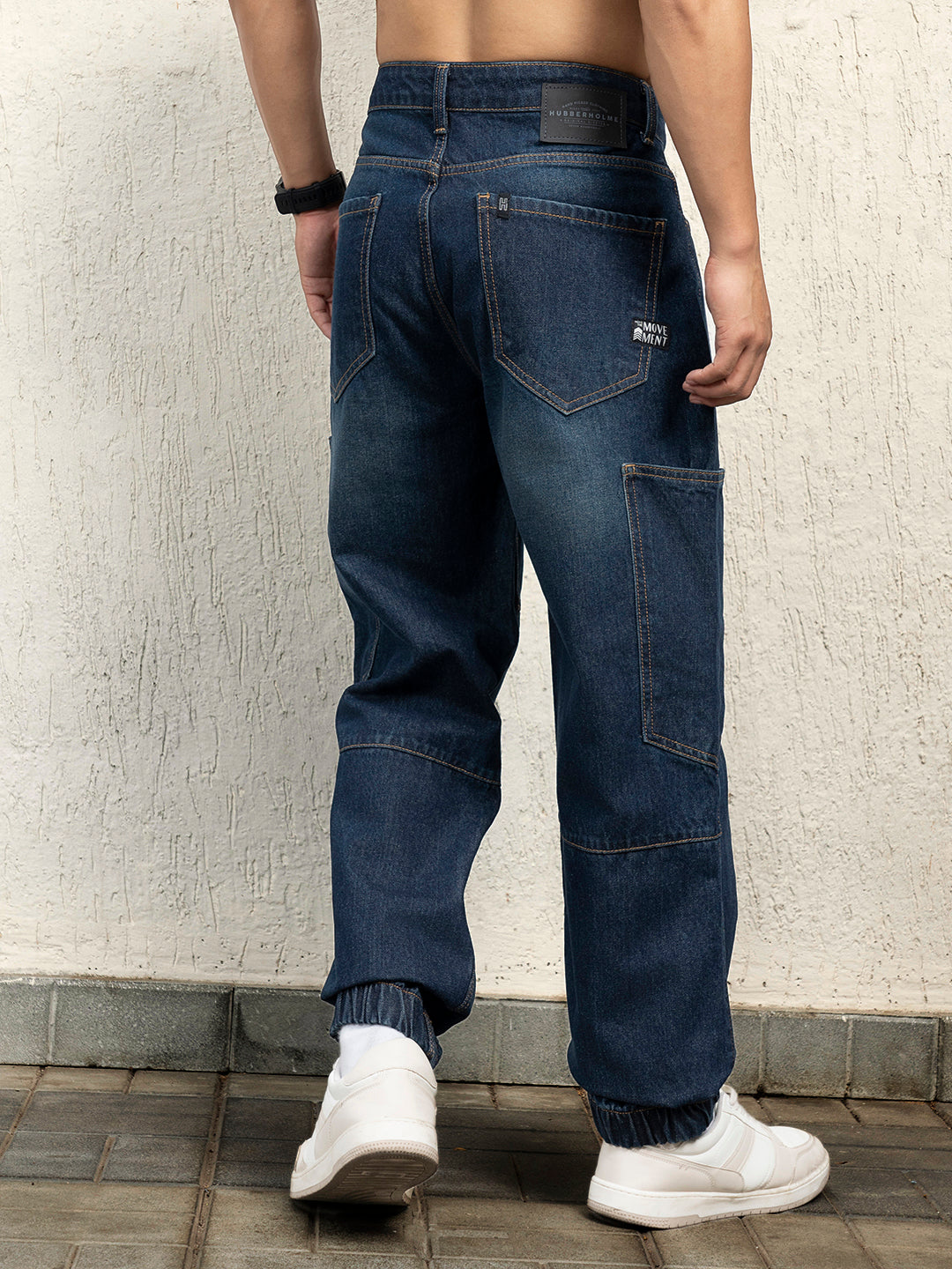 Hubberholme Men Relaxed Fit Light Fade Pure Cotton Jeans