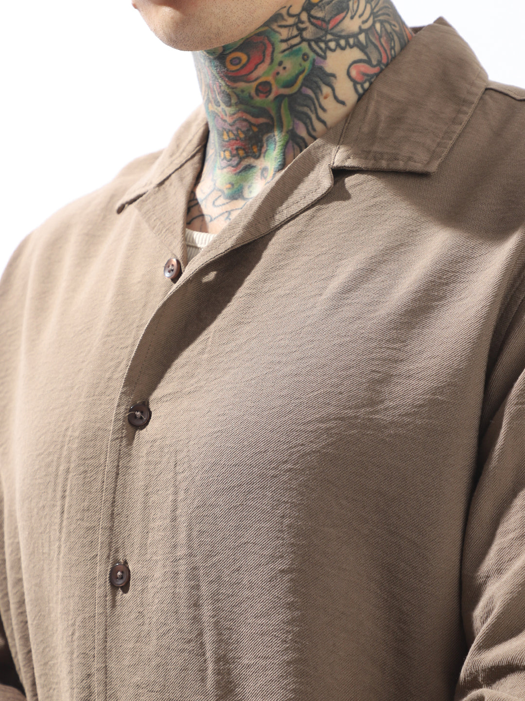 Hubberholme Men Relaxed Fit Resort Collar Casual Shirt