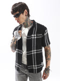 Hubberholme Men Relaxed Fit Textured Checked Casual Shirt