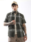 Hubberholme Men Relaxed Fit Textured Checked Casual Shirt