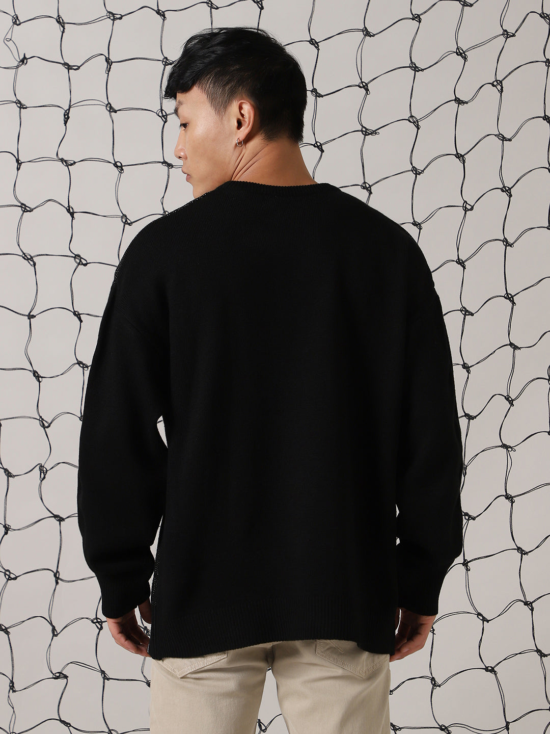 Hubberholme Men Alphanumeric Reguler Pullover Sweaters