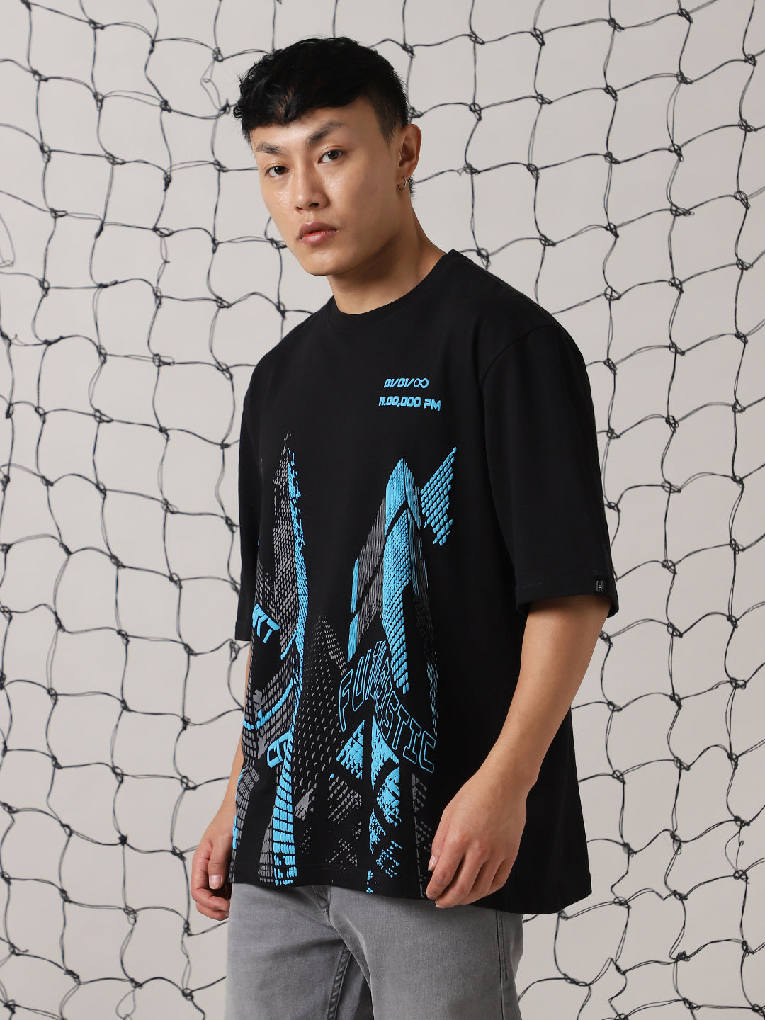 Hubberholme Men Printed Phygital Graphic Sleeveless Vest Relazed Fit T-shirt