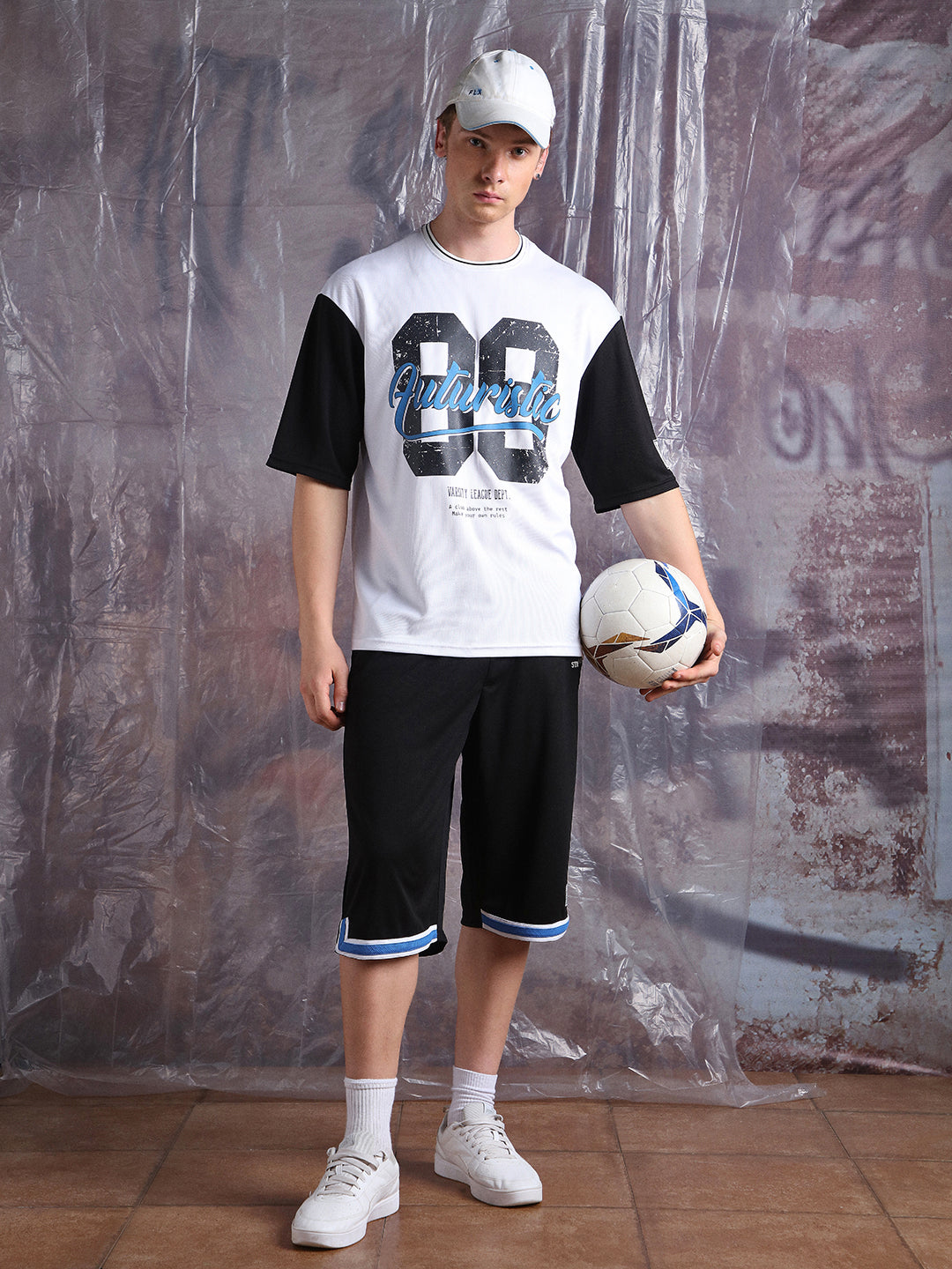 Hubberholme Men Printed Oversized Crew Neck Half sleeve Tshirts