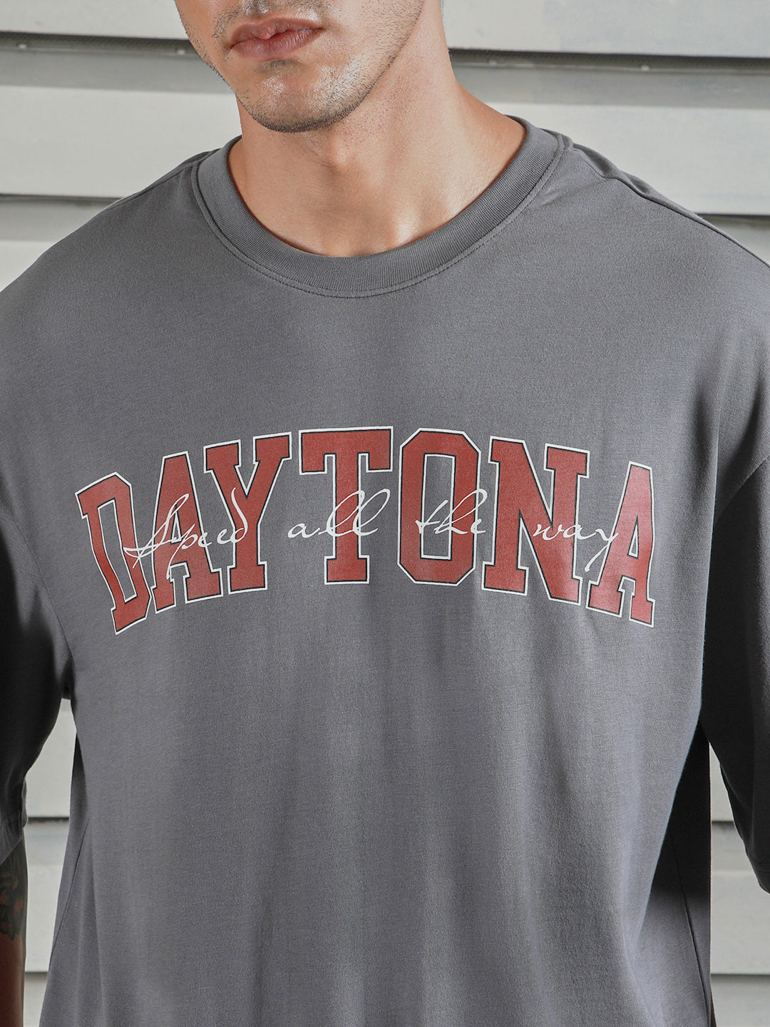 Men Round Neck T-shirt