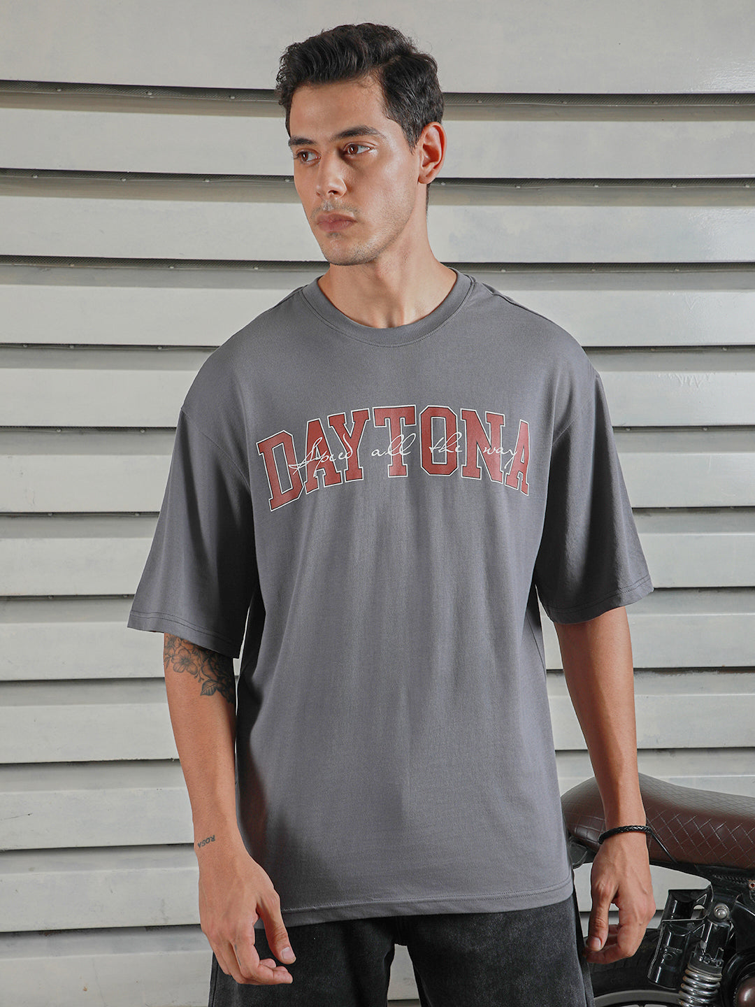 Men Round Neck T-shirt