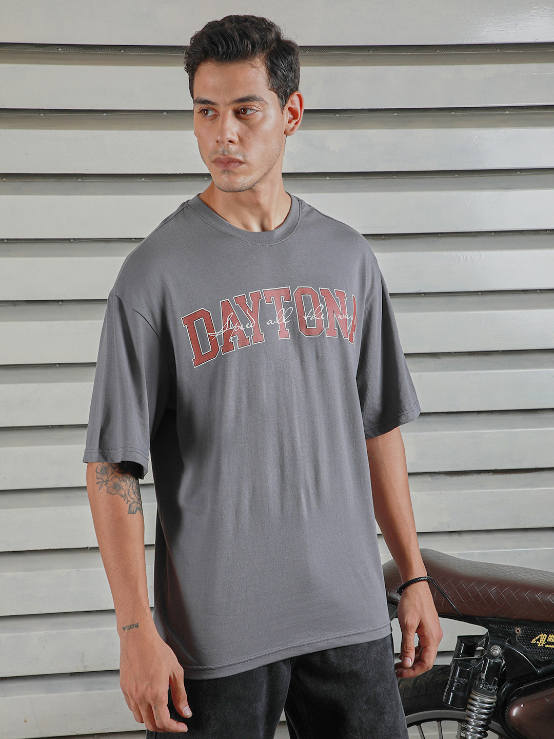 Men Round Neck T-shirt