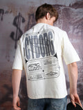 Hubberholme Men Cyborg Graphic Printed Oversized Fit T-shirt