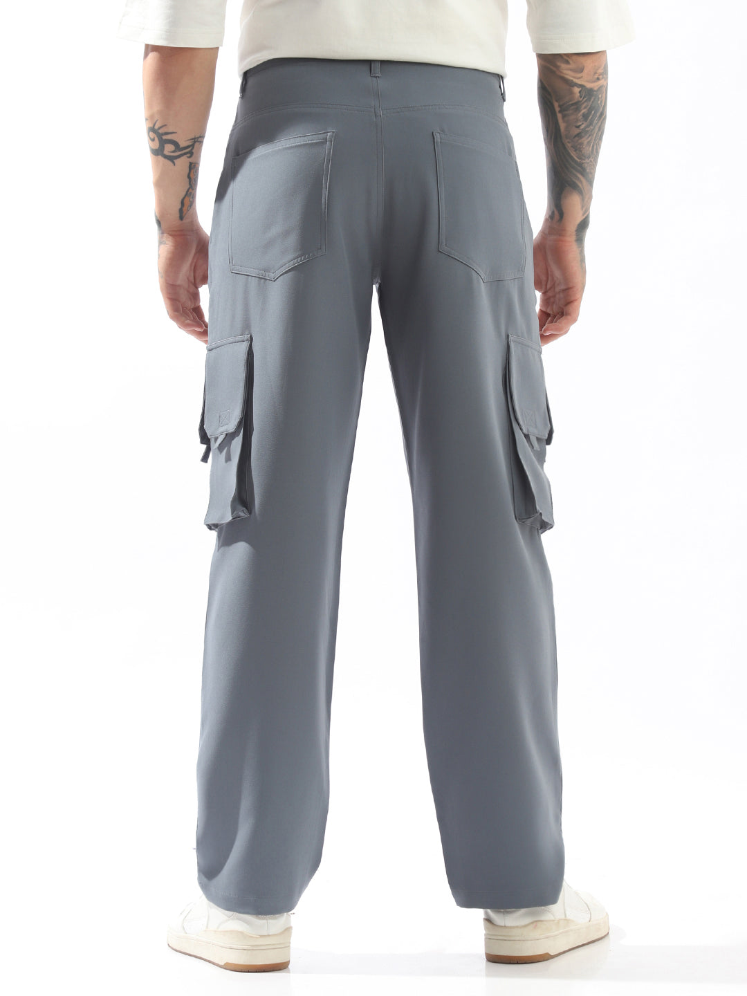 Hubberholme Men Relaxed Fit Comfort Cargos Trousers