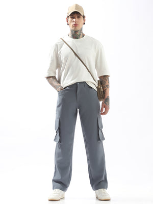 Hubberholme Men Relaxed Fit Comfort Cargos Trousers