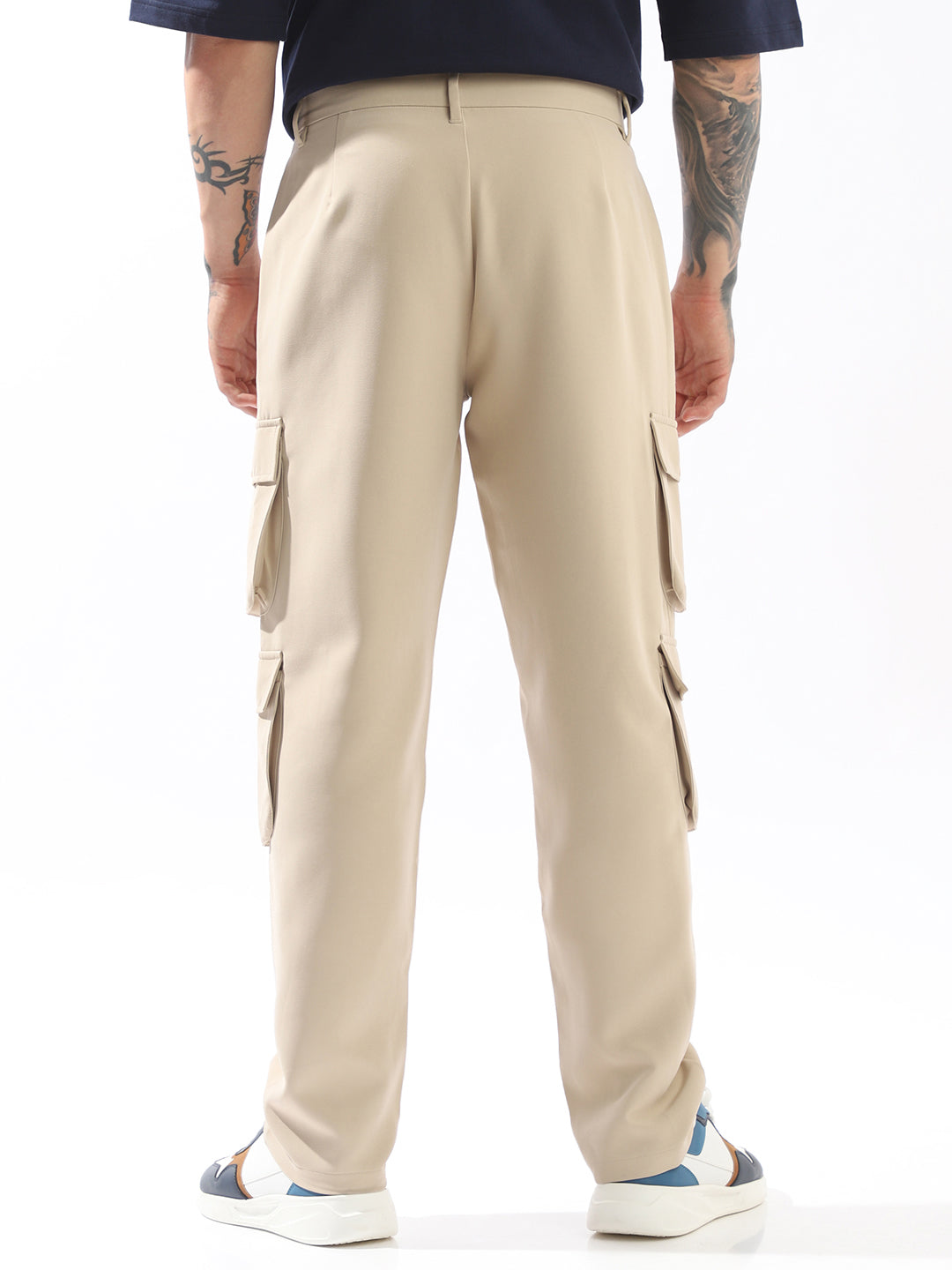 Hubberholme Men Loose Fit Easy Wash Trousers