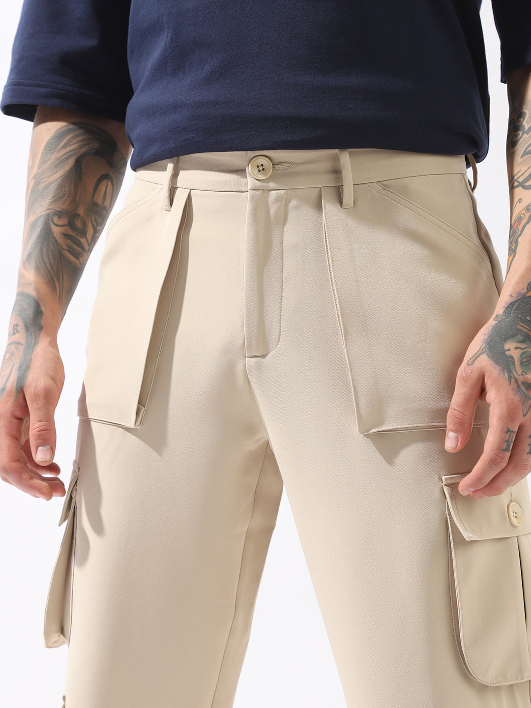 Hubberholme Men Loose Fit Easy Wash Trousers