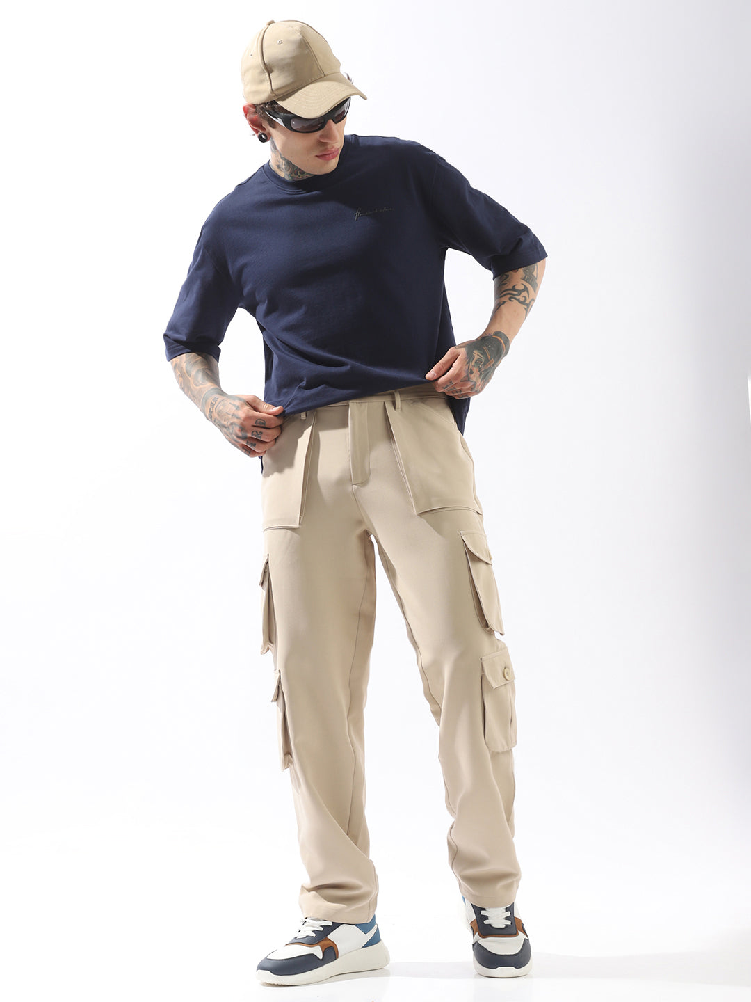 Hubberholme Men Loose Fit Easy Wash Trousers