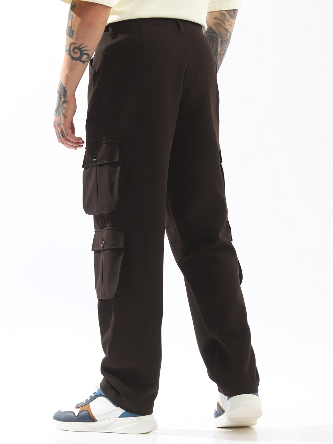 Hubberholme Men Comfort Loose Fit Easy Wash Trousers