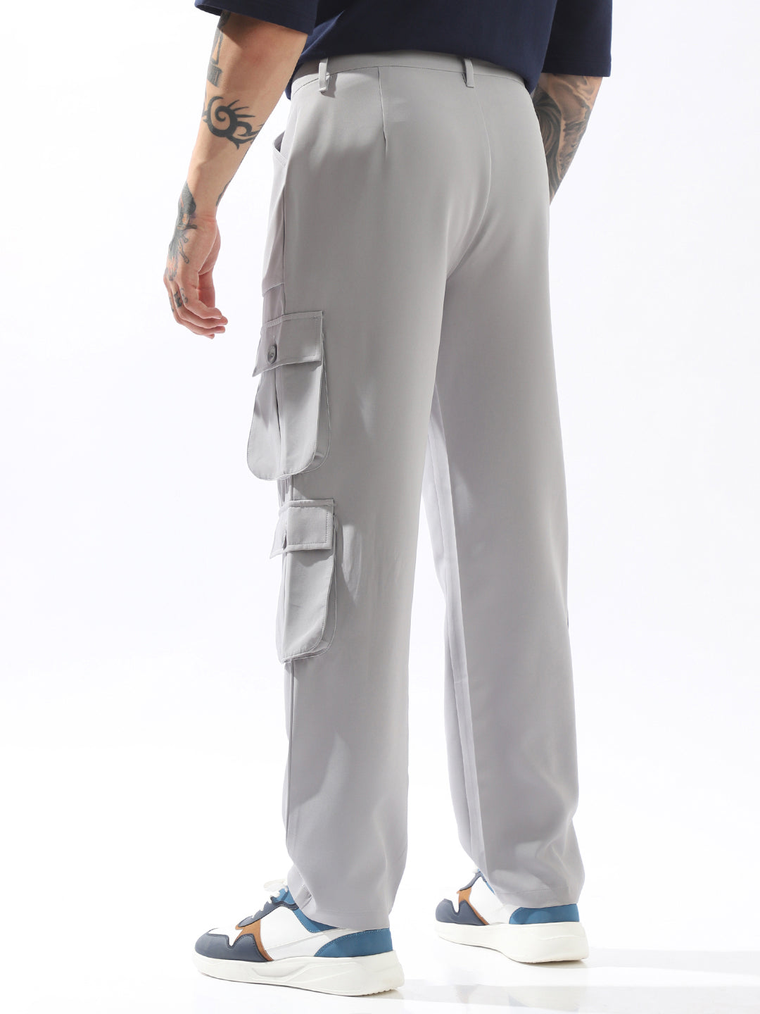 Hubberholme Men Comfort Mid-Rise Straight Fit Cargos
