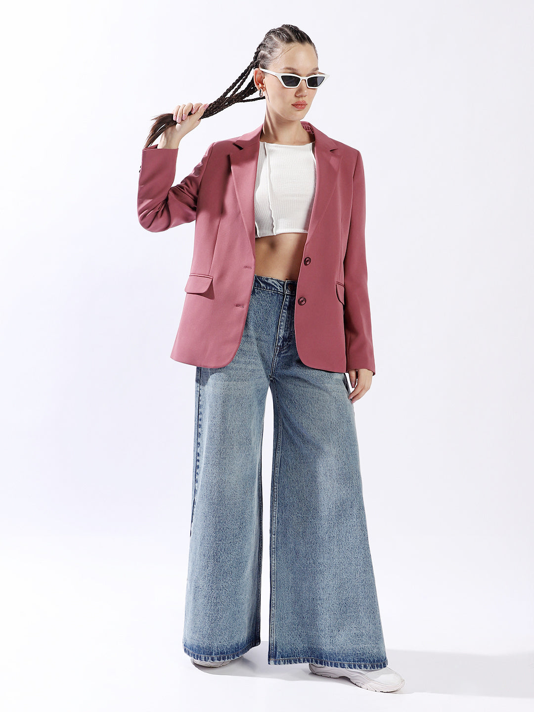 Hubberholme Oversized Single Breasted Blazer