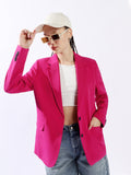 Hubberholme Oversized Notched Lapel Single Breasted Blazer