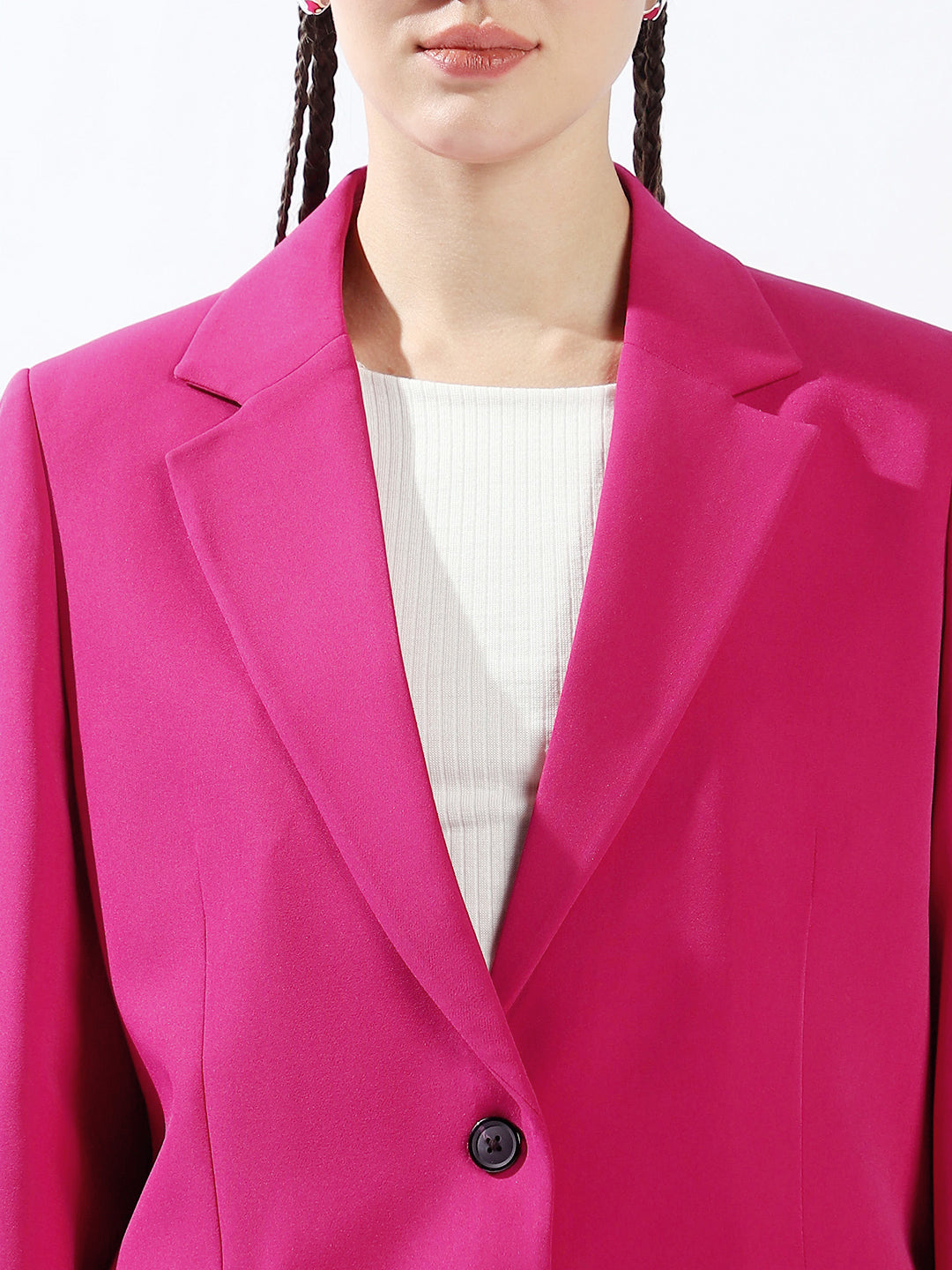 Hubberholme Oversized Notched Lapel Single Breasted Blazer