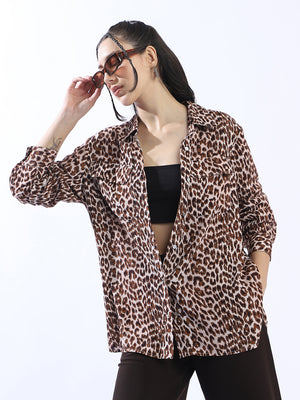 Hubberholme Spring Summer Comfort Printed Casual Shirt