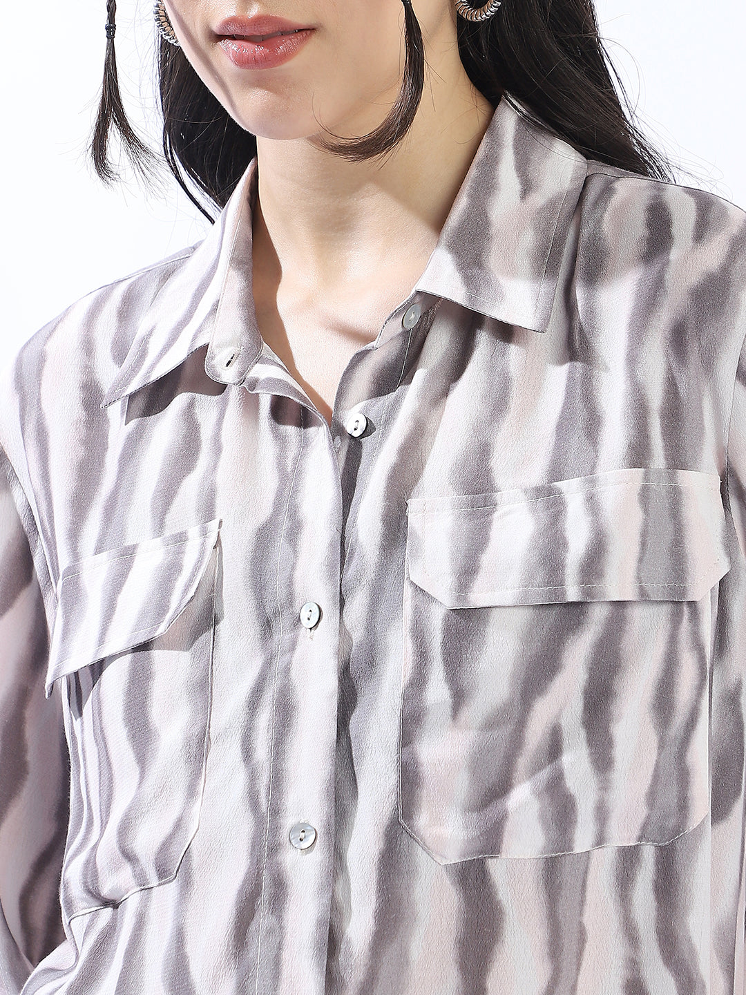 Hubberholme Spring Summer Comfort Printed Casual Shirt