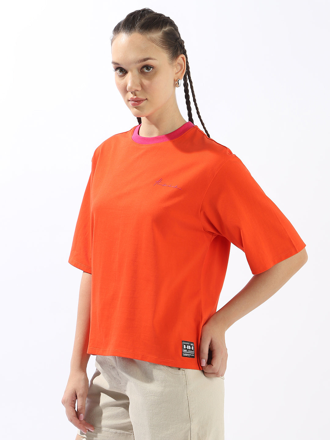 Hubberholme Round Neck Short Sleeves Cotton T-shirt