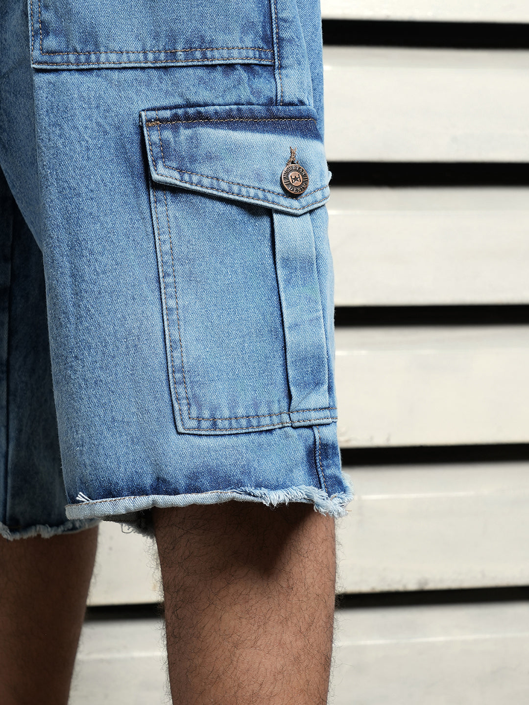 Men Relaxed Fit Cotton  Mid-Rise Casual Shorts