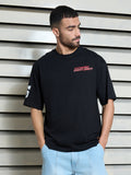 Men Cotton Short Sleeves Round Neck Printed Relaxed Fit Tshirt