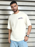 Men Cotton Short Sleeves Round Neck Printed Relaxed Fit Tshirt