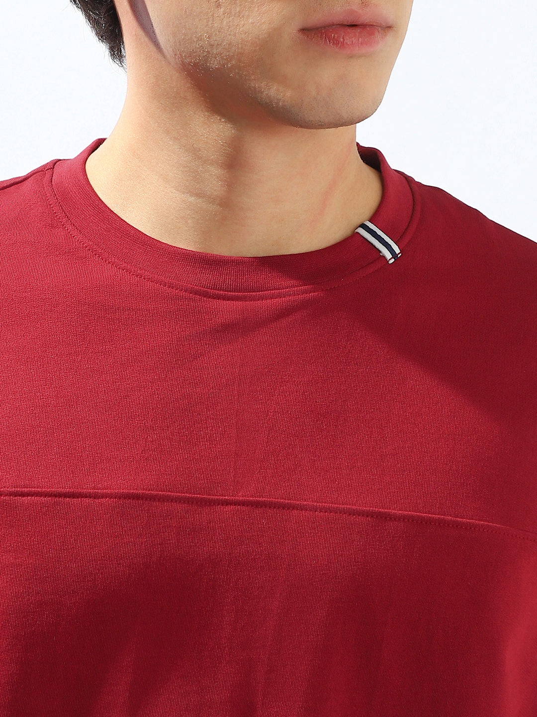 High Star Men Cotton Solid Relaxed fit Crew neck Halfsleeve Tshirts