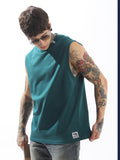 High Star Men Solid Round Neck Cotton T-shirt