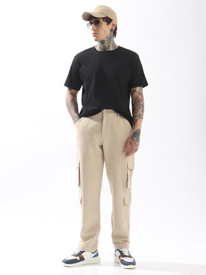 High Star Men Comfort Loose Fit Easy Wash Trousers