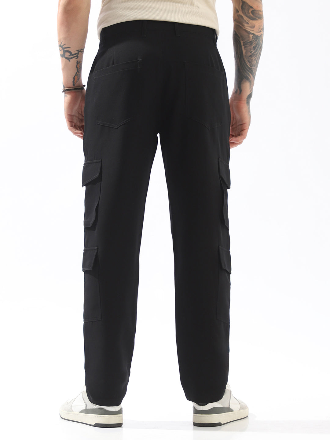 High Star Men Comfort Loose Fit Easy Wash Trousers