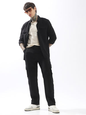 High Star Men Comfort Loose Fit Easy Wash Trousers