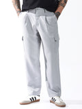 High Star Men Relaxed Straight Leg Easy Wash Korean Trousers