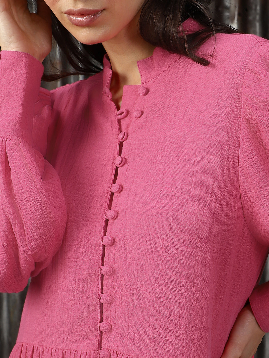 Women Solid Flared Fit Dresses
