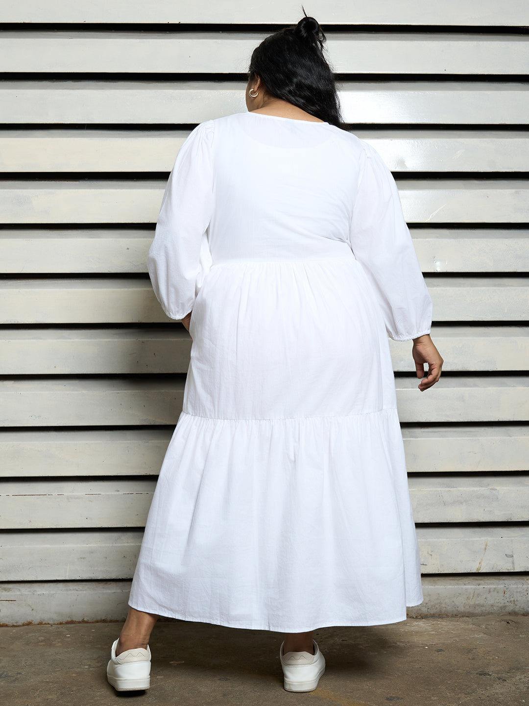 Women Plus Size Fit & Flare Maxi Dress