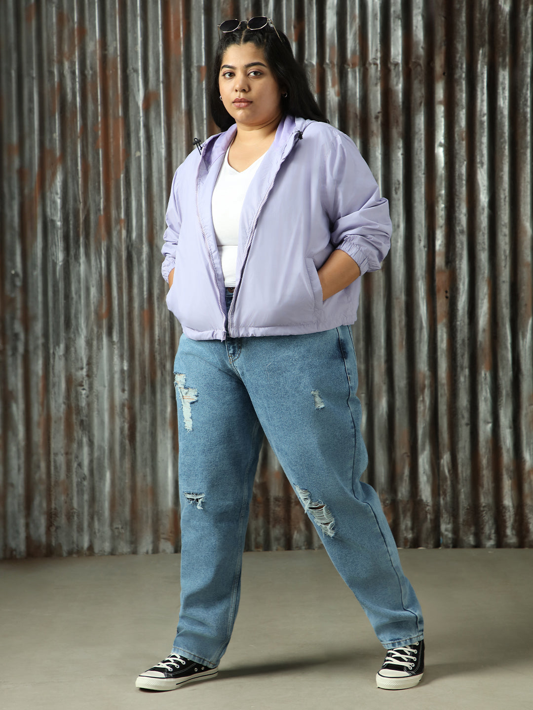 Women Solid Regular Fit Jackets